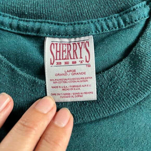 Vintage 90s‎ Green Sherry's Best 1997 Bike Week Daytona Beach Florida Biker Tee - Picture 5 of 9